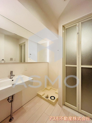 【洗面所】 | アクアスイート南森町 | 同マンション別部屋参考写真