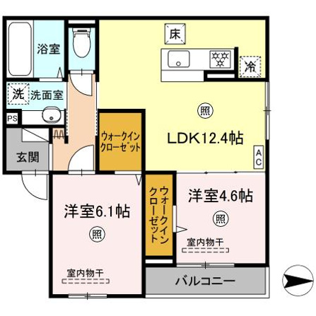 グローリアＫ　Ⅱ棟