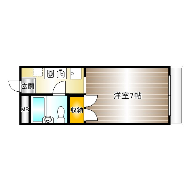ｂｌａｎｃｈｅ牧野の間取り