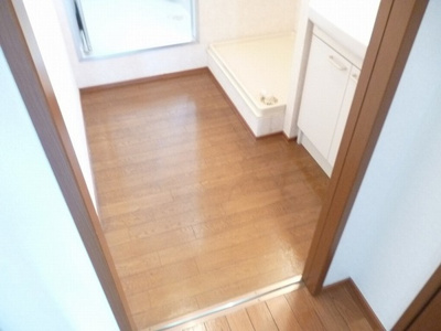 【洗面所】 | サンガーデンⅡ | 洗濯機置き場