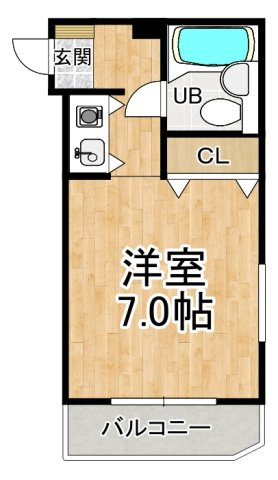 ジュネス福田の間取り|※間取りが現況と異なる場合は現況を優先します※