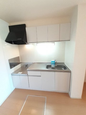 【キッチン】 | キャッスルビーチ　Ｂ　2DKW | お料理しやすいキッチンです