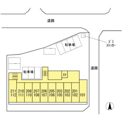 【区画図】 | メロンハウス鶴羽田