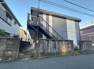 【外観】 | 敷地面積：約128坪！角地の一棟アパート