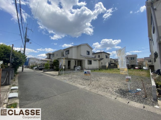 【前面道路含む現地写真】 | 城陽市平川山道2区画A号地　売土地　建築条件付き