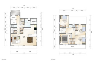 【参考プラン】 | 城陽市平川山道2区画A号地　売土地　建築条件付き | 自由設計になりますので設計士と直接お話していただきオンリーワンのおうちづくりが可能です！需要の多いランドリールームも実現可能です。一緒に楽しくお家づくりをしていきましょう！