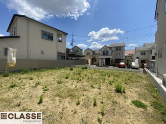 【前面道路含む現地写真】 | 城陽市平川山道2区画B号地　売土地　建築条件付き