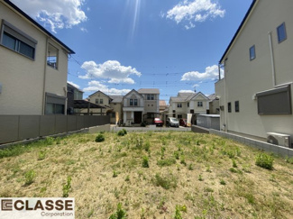 【前面道路含む現地写真】 | 城陽市平川山道2区画B号地　売土地　建築条件付き