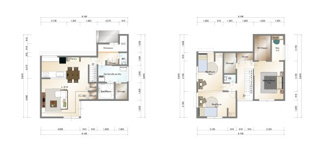【参考プラン】 | 城陽市平川山道2区画B号地　売土地　建築条件付き | 自由設計になりますので設計士と直接お話していただきオンリーワンのおうちづくりが可能です！需要の多いランドリールームも実現可能です。一緒に楽しくお家づくりをしていきましょう