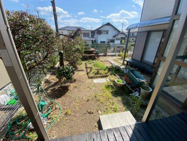 香里ヶ丘11丁目戸建　賃貸の庭|たまにはお庭で休日を過ごしてみるのもよいかもしれません