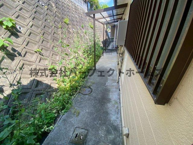 香里ヶ丘11丁目戸建　賃貸の庭|お庭です