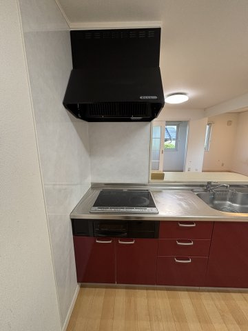 フォンターナWのキッチン|IHクッキングヒーター