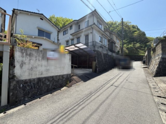 中古戸建　相田3丁目の前面道路含む現地写真