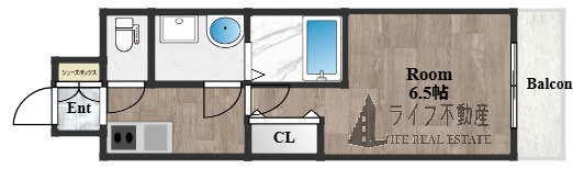 S-RESIDENCE小阪azureの間取り