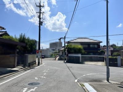 【前面道路含む現地写真】 | 岡崎市伊賀新町土地
