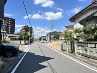 【前面道路含む現地写真】 | 岡崎市伊賀新町土地