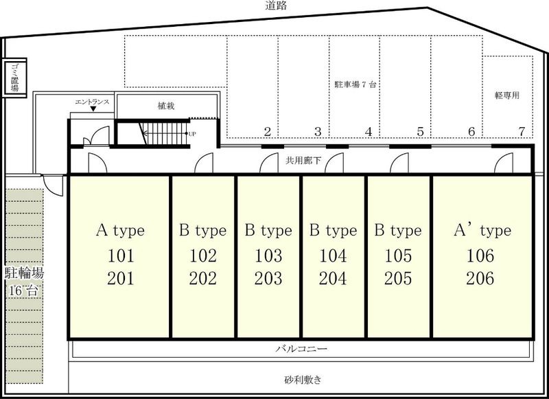 リブリ・袖ヶ浦 の区画図