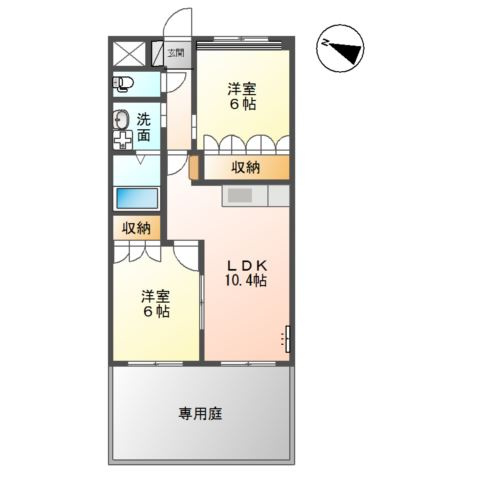 コート・ヴィラージュＢの間取り