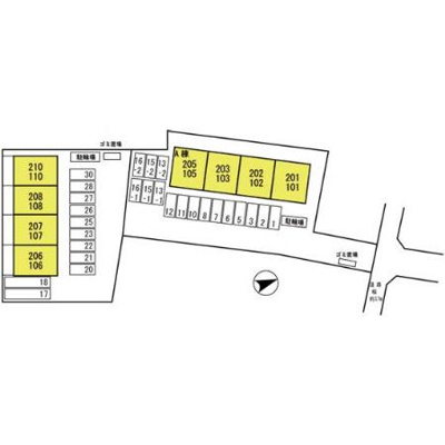 【区画図】 | イル デ パン B棟