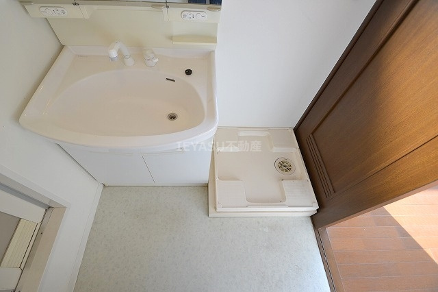 広島市西区己斐西町の賃貸マンションの洗面所