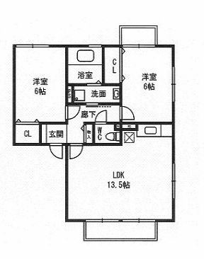サニーサイドの間取り