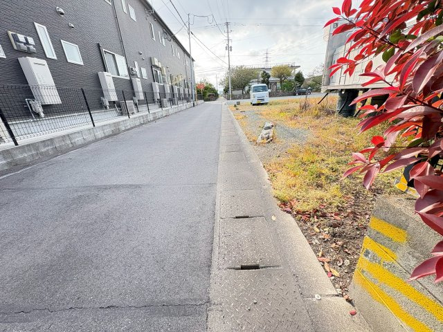八女市蒲原売地の前面道路含む現地写真