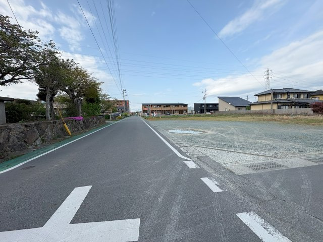 八女市蒲原売地の前面道路含む現地写真