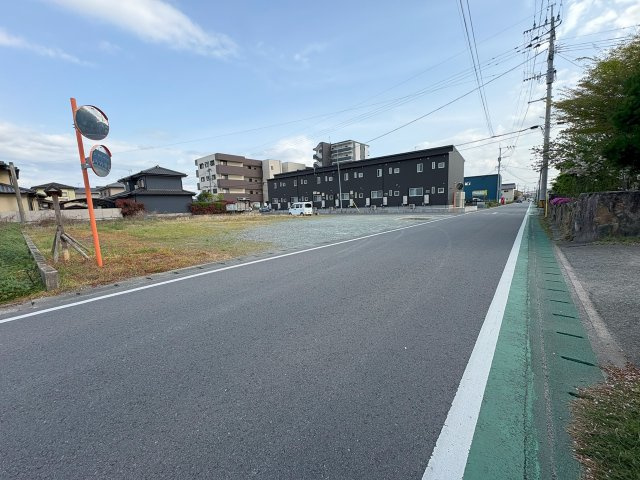 八女市蒲原売地の前面道路含む現地写真