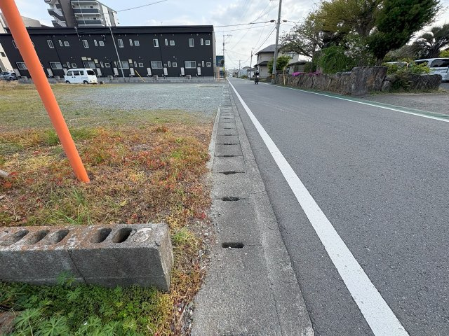 八女市蒲原売地の前面道路含む現地写真