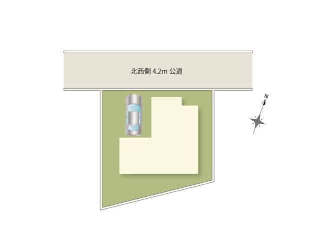 【区画図】 | 三芳町藤久保　中古一戸建住宅　(ふじみ野店) | 駐車スペースには1台駐車可能です！