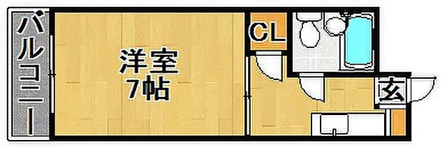 アレグリア久留米の間取り