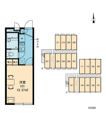 【区画図】 | セゾン京都駅北