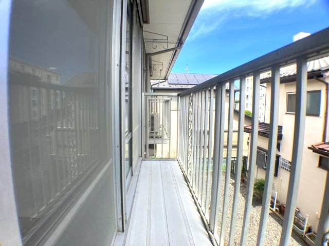 井上コーポのバルコニー