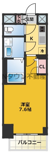 【間取り】 | S-RESIDENCE葵 | 間取りです。