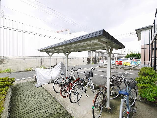 メゾン・ド・アンビアンスのその他共用部分|自転車置き場
