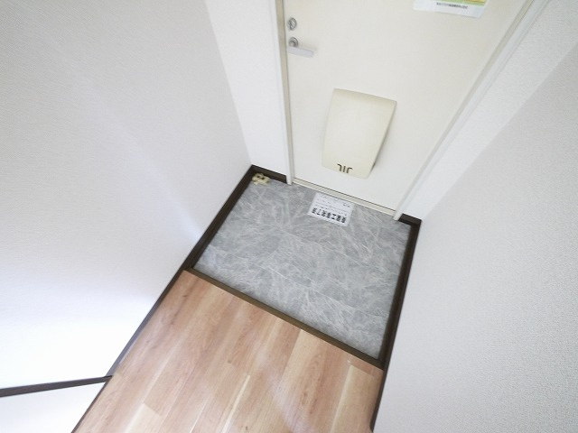 パティオの玄関|シンプルで使いやすい玄関です