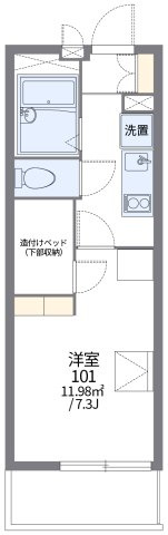 レオパレスソレイユⅢの間取り|画像2