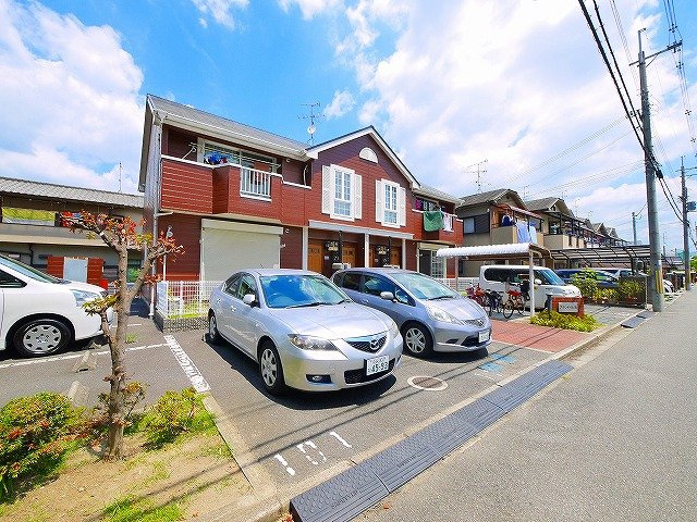ブランドールB（額田部北町）の駐車場|駐車場に車を止められます