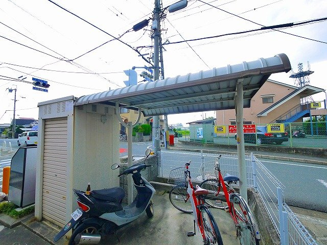 リヴィエールのその他共用部分|駐輪場です