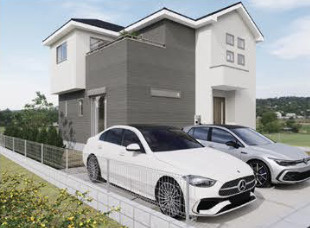 【仲介手数料無料】所沢市中富４期５号棟　所沢市の新築住宅なら西武ハウジングの外観パース