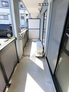 【バルコニー】 | クリスタルＫＵＭＡＧＡＹＡ－Ｂ | 陽当たり良好なバルコニーです