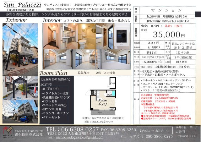 サンパレス21東園田Ⅱの周辺