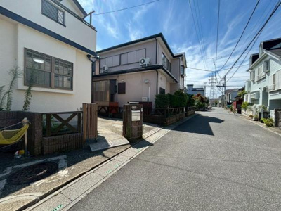 【前面道路含む現地写真】 | 草加市金明町・戸建 | ●前面道路含む現地●