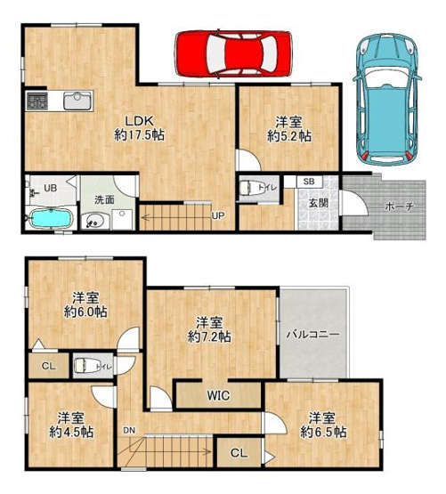 【間取り】 | 垂水区星が丘2丁目　新築戸建