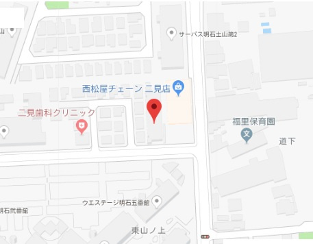 【地図】 | 明治グランドヒル二見　2階 | 交通　ＪＲ土山駅まで徒歩11分となっております。