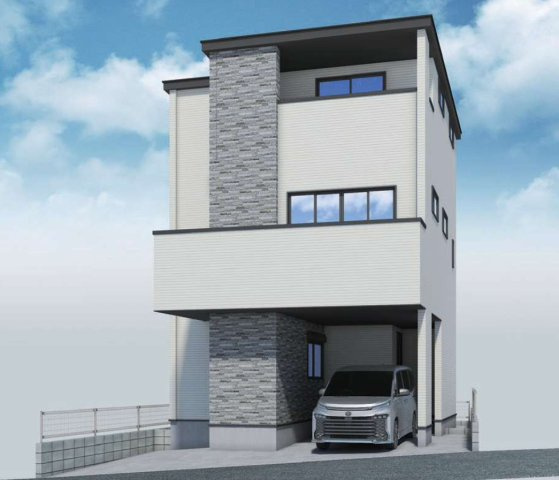 【仲介手数料無料】所沢市金山町１期全１棟　所沢市の新築住宅なら西武ハウジングの外観パース