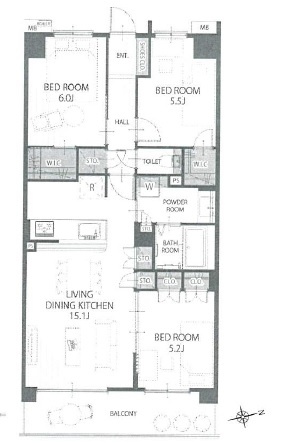 【間取り】 | リビオ浦和領家