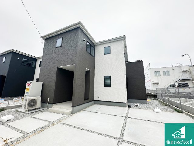 桜井市三輪　第9期　新築一戸建ての外観|お客様に長く安心して住んでいだだける事にこだわった家づくり！住んでからのアフターサービスにもしっかりと取り組んでいます！