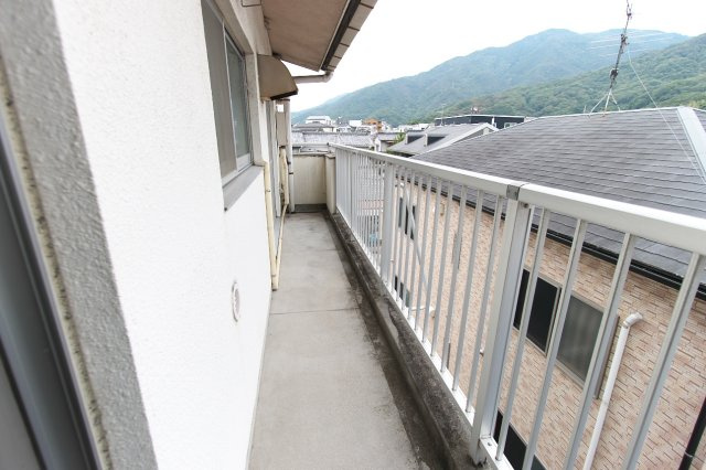 岩本マンションのバルコニー