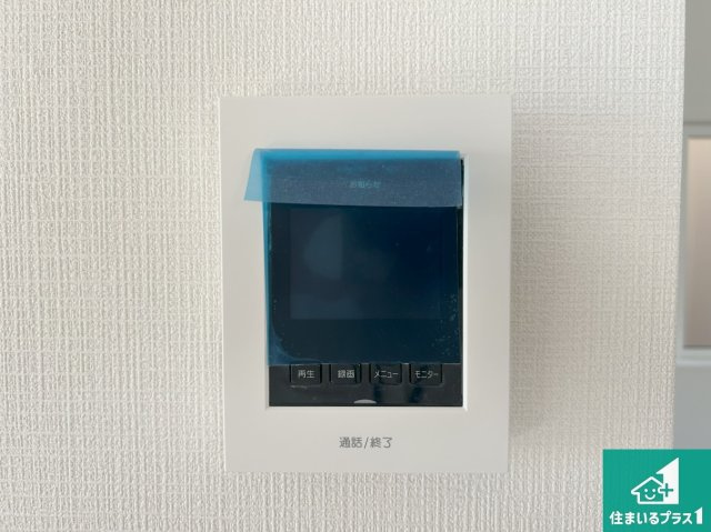 貝塚市澤　第4期　新築一戸建ての防犯設備|防犯に安心なカラーモニターインターホン！